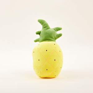 子供の6ピースの果物と野菜のおもちゃセットと創造的な緑の松の柔らかいおもちゃぬいぐるみバナナのおもちゃ - Product Image 4