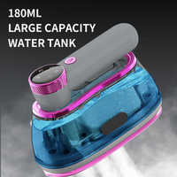 Fer à Vapeur Portable Écran LCD, 5 Vitesses Réglables, Puissance 1200W, Mini Vapeur Électrique pour Vêtements, Usage Domestique et Voyage