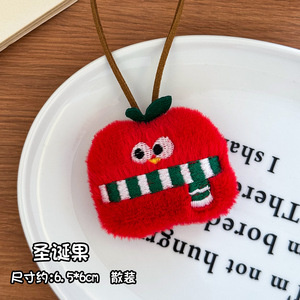 Christmas Plush Keychain Cute Cartoon Doll Pendant Xmas Gift Mini Bag Charm Holiday <b>Decoration</b> - Product Image 6