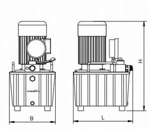 مضخات هيدروليكية كهربائية ثنائية المراحل للتطبيقات ذات المفعول المزدوج - Product Image 3