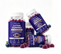 Gummies de Lutéine OEM Sans Sucre, Véganes, à Base de Plantes, Soin Quotidien des Yeux, Protection Contre la Lumière Bleue, Soutien Visuel, Sans OGM