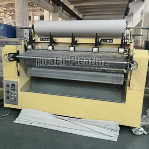 Changzhou HuaEn 816 kumaş tekstil deri krep seer enayi kadife köknar eşarp şal plisse makinesi Pleating makinesi için elbise