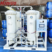 Générateur d'oxygène mobile compact monté sur châssis NUZHUO NEW GAS, conception compacte, générateur d'oxygène médical PSA, usine d'oxygène O2, 50 m3/h, CE ISO TUV