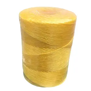 Factory Price Yellow Plastic Banana String Twisted PP Split Film Baler Twine For Agriculture Packing And Packaging Ropes