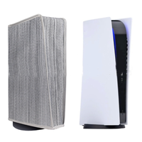 Housse anti-poussière universelle pour PS5 version numérique/disque Console de jeu Housse de protection anti-poussière