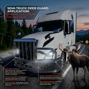 America <strong>Truck</strong> Factory Hot Selling <strong>Truck</strong> Deer Guard for Semi <strong>Truck</strong> <strong>Freightline</strong> Cascadia KENWORTH PINNACLE Peterbilt Vnl - Product Image 3