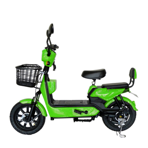Motocicleta Eléctrica Ligera de 350W con Asistencia al Pedaleo, Batería Extraíble de 48V15Ah, Neumático de Vacío de 16*2.5, Dos Asientos con Cesta Delantera - Product Image 2