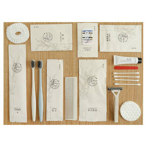 कस्टम डिस्पोजेबल लक्जरी इको फ्रेंडली होटल की आपूर्ति होटल सुविधाओं में बायोडिग्रेडेबल होटल सुविधाएं - Product Image 5