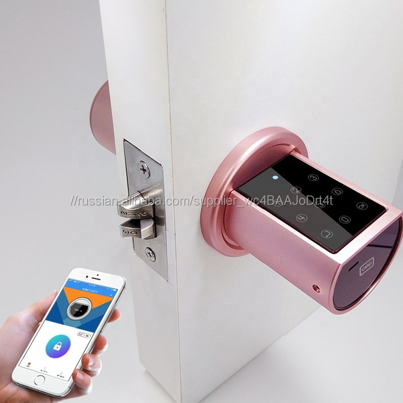 Цифровой Смарт Keyless безопасности карты приложение пароль Отель Дверные ручки замки