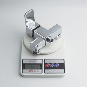Nouveau design de robinet de baignoire monocommande chromé avec thermostat et jet pluie, <span class=keywords><strong>corps</strong></span> poli et cartouche céramique - Product Image 6