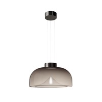 Lampe suspendue industrielle, lustre vintage en verre, lampe suspendue de plafond, lampe ronde suspendue
