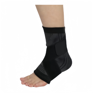 Apoio tornozelo confortável ajustável com tecido macio elástico compressão cinta para entorse e fascite plantar tratamento - Product Image 4