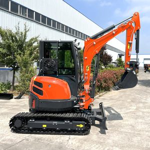Mini-excavatrice sur chenilles hydraulique de 2,5 tonnes à 3 tonnes avec moteur CE EPA, cabine agricole, livraison gratuite UE, en vente - Product Image 2