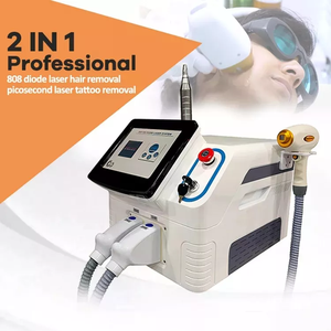 Appareil professionnel portable 2 en 1 pour l'épilation et le détatouage au laser Nd Yag Diode 808nm Picoseconde - Product Image 1