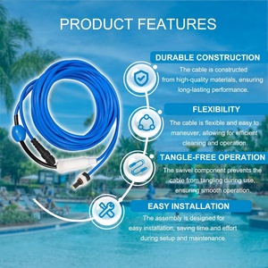 Câble et connecteur pivotant à 2 fils 99958907-DIY pour robots nettoyeurs de piscine <span class=keywords><strong>Dol</strong></span>-phin Active 20, Advantage Ultra, Discovery, Explorer E30 - Product Image 5