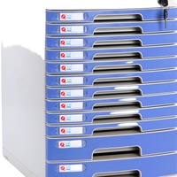 Armoire de classement de bureau commerciale à 14 niveaux avec tiroirs verrouillables - Fabriquée en Chine Modèle 985