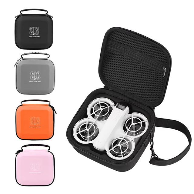KAMPHO PU/Nylon Neo Drone Body Case Waterproof Protective Small Mini Portable Carrying Shoulder Bag for DJI Neo