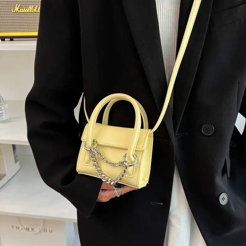 Bolsa de mão feminina pequena, pequena bolsa feminina de luxo feita em uma pequena bolsa de mão e com alça transversal de 2022
