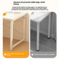 Bureau d'ordinateur en bois pour la maison, bureau d'étude d'angle pour étudiant, bureau d'écriture de couleur crème en forme de L avec étagère d'angle intégrée et tiroir