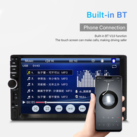 Autoradio 2 DIN Modèles de voitures 7 écran tactile Bt Car Audio Aux Caméra de recul Mirror Link Car MP5 Player