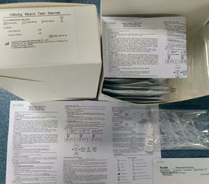 Kit de test diagnostique HDR de l'hépatite B, test rapide HBsAg/HBsAb en une étape, pour usage domestique et hospitalier - Product Image 1