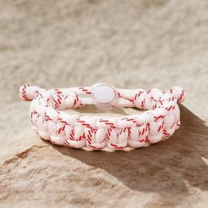 สร้อยข้อมือเบสบอลทอมือของขวัญสำหรับเด็กผู้หญิงสายรัดข้อมือเชือกทอเครื่องประดับสำหรับวันเล่นเกมเบสบอล - Product Image 6