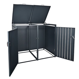 Đồ Nội Thất Ngoài Trời-Tương Thích Kim Loại Gỗ Lớp Phủ Hạt Thùng Rác <span class=keywords><strong>Bin</strong></span> Bao Vây Thép Lưu Trữ Xô Thép Không Gỉ Vườn <span class=keywords><strong>Bin</strong></span> <span class=keywords><strong>Bin</strong></span> - Product Image 5