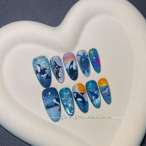 JOYPET-Faux ongles longs et pointus à presser pour fille épicée, 10 pièces, de différentes tailles, vente à chaud - Product Image 6