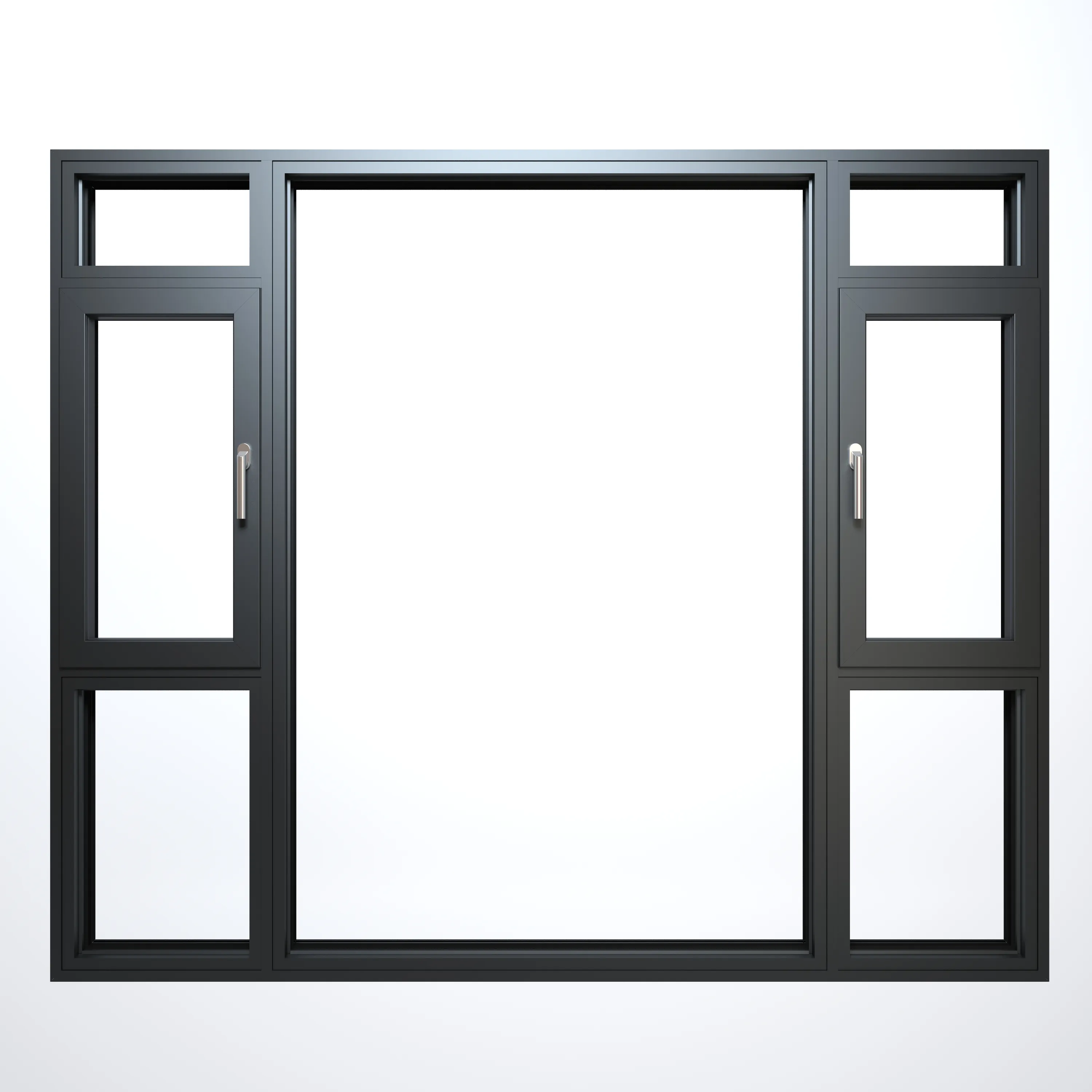 Американский стиль, алюминиевые фиксированные окна, изолированные и изолированные стеклянные окна, алюминиевые рамки, двери и окна из алюминия