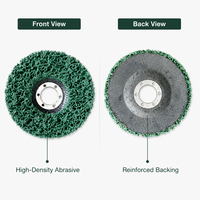 Disque à bande vert en carbure de silicium REX 125 mm x 22 mm, disque de ponçage poly pour l'élimination de la peinture et de la rouille sur le métal, ISO9001