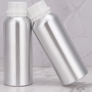 Botella de aluminio de 250 ml con tapa de rosca mate, contenedor de almacenamiento para aceite esencial, muestra química, agente de limpieza, pegamento - Product Image 2