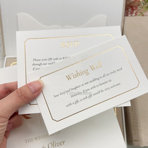 Thiệp mời đám cưới cá nhân sang trọng hộp Khỏa Thân hộp lời mời đám cưới hộp nhung - Product Image 5