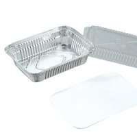 WB Moules à pain jetables en aluminium de qualité alimentaire, en pulpe PET moulée, avec couvercles en papier, rectangulaires, argentés, pour barbecue et cuisson, boîtes à pain premium en aluminium