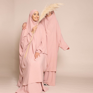 Vestido Abaya para Madre e <span class=keywords><strong>Hija</strong></span> 2024, Abaya Musulmana para Ramadán, Abaya para Niñas de Diez Años - Product Image 2