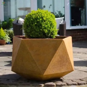 Vòng hình chữ nhật corten thép trồng 200x50x50 như lớn hiện đại Chậu hoa NGOÀI TRỜI, lớn lên giường vườn - Product Image 6