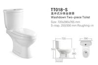 Équipements Sanitaires à Prix Abordable : WC Céramique de Salle de Bain avec Lavabo