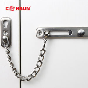 Chaîne de porte antivol en acier inoxydable, sécurité de haute qualité, 10 pièces, D004S - Product Image 4