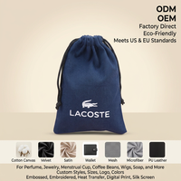 Sacs cadeaux en coton avec cordon de serrage, logo personnalisé, vente en gros