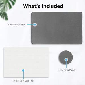 Tapis de bain en terre de diatomée personnalisable, super absorbant, antidérapant et à séchage rapide pour salle de bain - Product Image 4