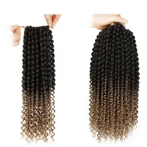 Primavera ondulado cabelo trança pré torcida torção curto crochê tranças, 10 polegadas crochê trança cabelo sintético sonho