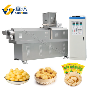 Mısır patlamış atıştırmalık süreci makine hattı ekipmanları bitki mısır ponponları üreticisi makine ekstruder - Product Image 1
