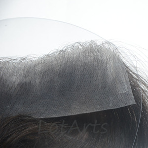 Toupet invisible pour hommes, aspect naturel, peau fine, pièce de cheveux - Product Image 5