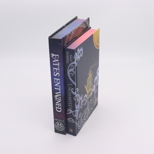 Service d'impression de livres personnalisés : édition spéciale de roman fantastique, couverture rigide, édition de romancier, bords pulvérisés or et argent - Product Image 6