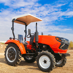 รถแทรกเตอร์ฟาร์ม 4x4 เครื่องยนต์ดีเซล รถเกษตรแบบมีล้อ ขนาดเล็กกะทัดรัด ขับเคลื่อนสี่ล้อ สำหรับใช้งานในไร่นา - Product Image 4