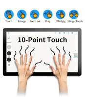 IP65 impermeable 15,6 \ "pulgadas cocina comercial KDS todo en uno POS Monitor logotipo personalizado para hoteles y restaurantes