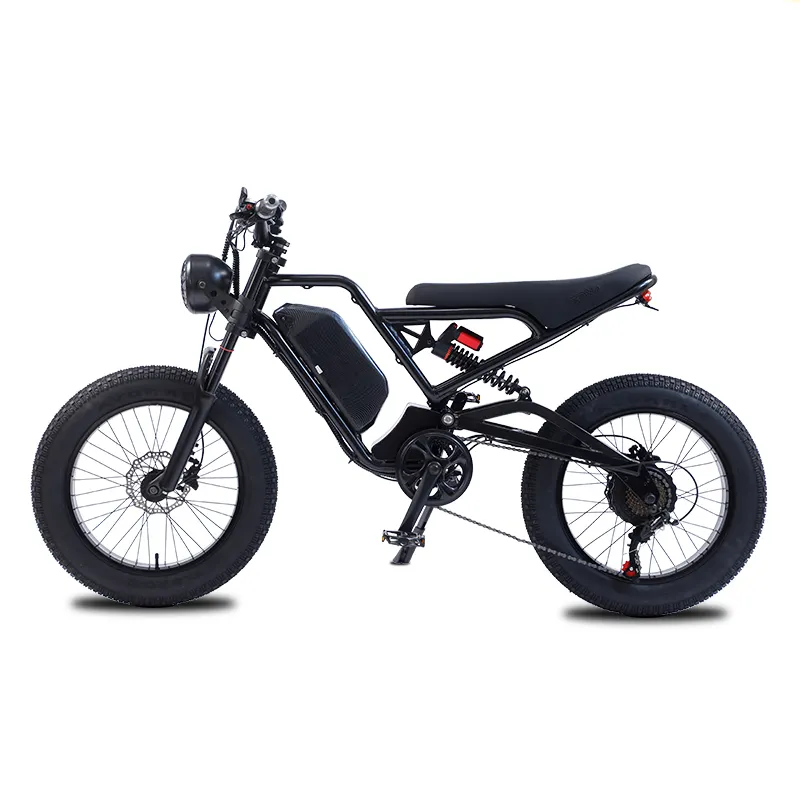 Wholesale 48V 1500W 750W Electric Bike 20 Inch 18.2Ah High Speed Motor Ebike Fat Tire Electric Bicycle For Adults