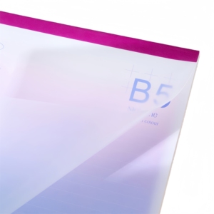 B5 Verdicktes PP-Bedeckungs-Verlauffarben einfarbiges Innenaufzeichnungsbuch für Grundschul-Schüler drahtloses Klebe-Bindungs-Draft - Product Image 1