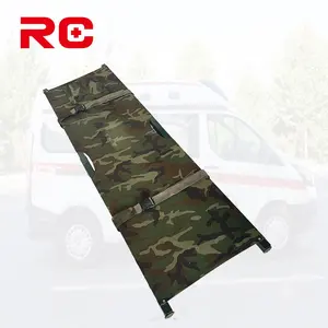 Portable Medical Rescue Folding Steel Aluminum Alloy Stretcher For Camping