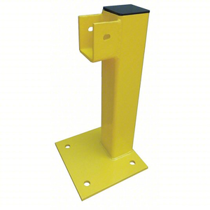 Modular Steel Guardrail <strong>Post</strong> Flush End 21 Inch 4x4 <strong>Post</strong> 1 Rail <strong>Level</strong> IP10 Safety Barrier with Rubber Caps - Product Image 4