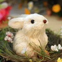 नई क्रिसमस की सजावट घर सजावट सफेद swordgrass खरगोश
